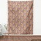 Ambesonne Floral Fabric by The Yard, Traditional Paisley Leaf Pattern with Persian Details Colorful Boho Design, Decorative Fabric for Upholstery and Home Accents, 2 Yards, Orange Mauve